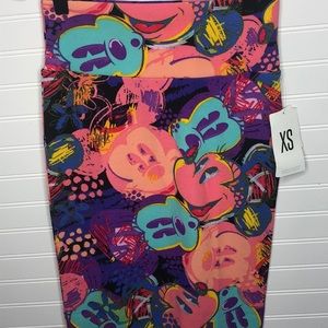 LuLaRoe Mickey Minnie Cassie skirt